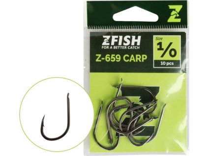 Zfish Háčky Carp Hooks Z-659 (Velikost Háčku 8)