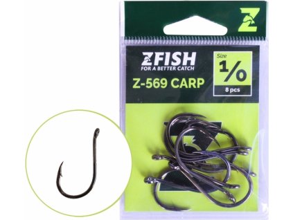 Zfish Háčky Carp Hooks Z-569 (Velikost Háčku 8)