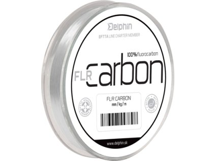 Delphin FLR CARBON - 100% fluorocarbon (Velikost 0,125mm 1,3kg 50m)