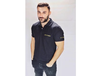 Triko Polo Jet Fish Černé (Varianta natural)