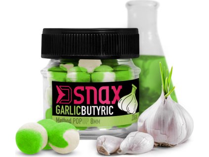 Nástraha D SNAX POP 8mm/20g (Varianta Nástraha D SNAX POP 8mm/20g, Velikost Česnek-Butyric)