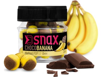 Nástraha D SNAX POP 8mm/20g (Varianta Nástraha D SNAX POP 8mm/20g, Velikost Čokoláda-Banán)