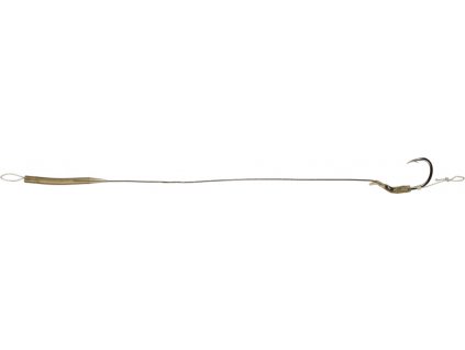 Návazec - ztužený CARP LEADER "UNIVERSAL RIG" Model 1 23 cm / 25 lbs - háček vel. 2 - 2ks