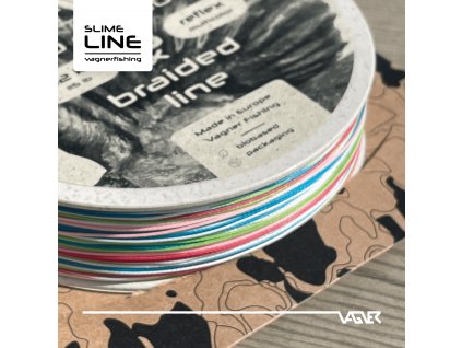 VAGNER Sumcová šňůra Braided Line Reflex Multicolor 300m