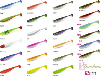 Top mix nástrah ZANDERA UVs / 5ks (Varianta Umělá nástraha Delphin ZANDERA UVs / 5ks, Velikost 12cm/YETI)