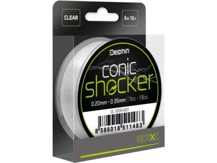 Kónický vlasec Delphin Conic SHOCKER REAXE / 6x13m (Velikost 0.20mm-0.35mm)