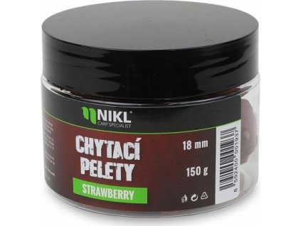Nikl Chytací pelety Strawberry 250ml (Varianta Nikl Chytací pelety Strawberry 18mm, 250ml)