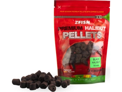 ZFISH Chytací Pelety Premium HALIBUT 14 mm/200 g