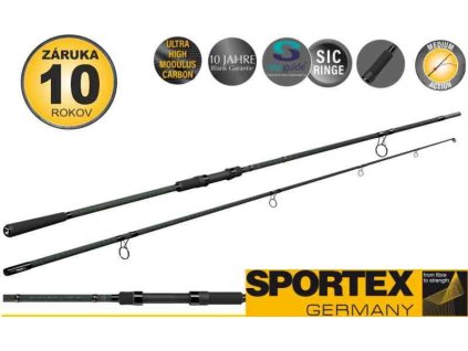 Kaprařské pruty SPORTEX Paragon Carp CS-2 / 2-díl 366cm / 2,75lbs