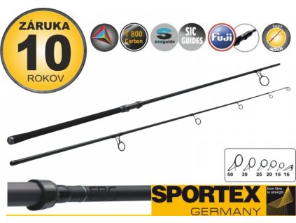 Kaprové pruty SPORTEX FBC CS-3 Carp 2-díl 366cm / 3,25lbs