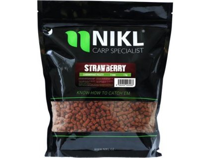 Nikl Pelety Strawberry 1kg (Varianta Nikl Pelety Strawberry 18mm s dírkou, 1kg)