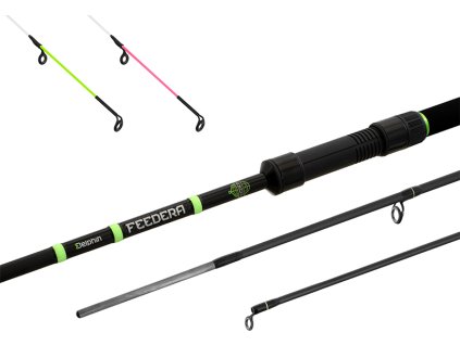 Delphin FEEDERA + 2 špičky 300cm/100g/3 díly
