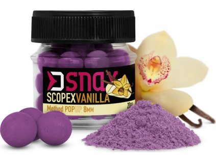 Nástraha D SNAX POP 12mm/20g (Velikost Scopex - Vanilka, Varianta Nástraha D SNAX POP 12mm/20g)