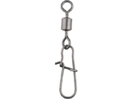 Obratlík ROLLING (zátěžový) s karabinou Fastlock BN (černý nikl) vel. 18 - nosnost 8kg - 10 ks