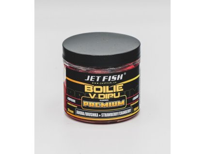 Premium clasicc boilie v dipu 200ml - 20 mm (Varianta JAHODA / BRUSINKA)