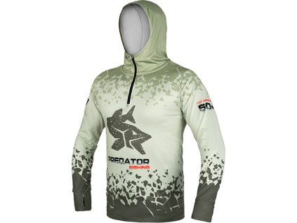 Tričko s kapucí Delphin UV ARMOR 50+ (Velikost Predator S)