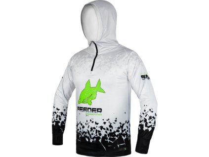 Tričko s kapucí Delphin UV ARMOR 50+ (Velikost Reaxe S)