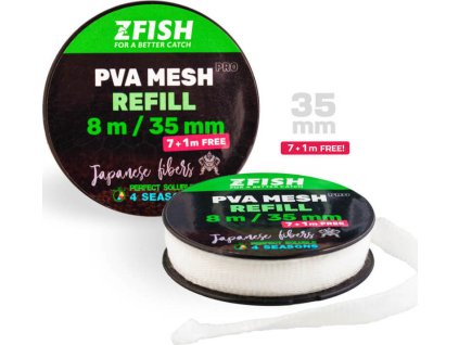 ZFISH Punčocha PVA PRO Refill 35 mm/7 + 1  m Zdarma!