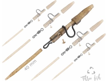 ZFISH Závěsky Heavy Duty Clip Complete Pin Set 40 mm