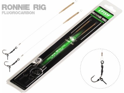 ZFISH Návazec Fluorocarbon Ronnie Rig (Velikost 4)