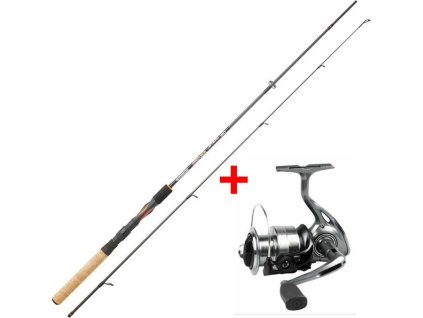 Garbolino prut Proxima JetSpin L 1,80m, 3-15g + naviják Strike 301 FD