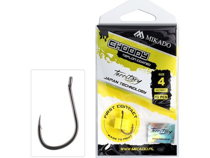 HÁČEK - TERRITORY - CHOODY VEL. 2 - TEFLONOVÝ POTAH - 10 ks