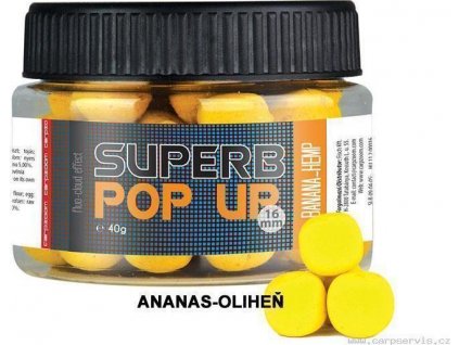 Superb Pop Ups - 40 g/16 mm/Ananas-Oliheň