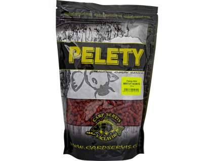 Pelety RSX - 800 g/ Mrtvý korýš/vínová
