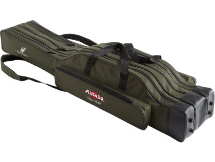 Obal na pruty 3 komorový 140 cm / GREEN - STIFFED (zesílený)
