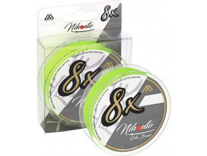 Pletená šňůra - NIHONTO OCTA BRAID 026 FLUO Žlutá 300M Nosnost : 22.60kg