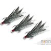 Delphin B!RD Hook TRIPLE / 3ks (Velikost černá pírka #10)