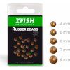 ZFISH Gumové korálky Rubber Beads 20ks (Průměr 4mm)