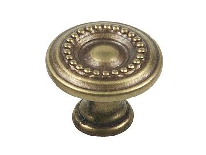 CELOMOSAZNÁ KNOPKA Ø 30 mm - litá mosaz