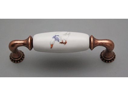 ÚCHYTKA PORCELÁN (BÍLÝ) 96mm - CUOBLM222-1