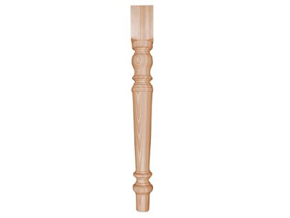 STOLOVÁ NOHA 780 x 80 x 80mm - MODŘÍN