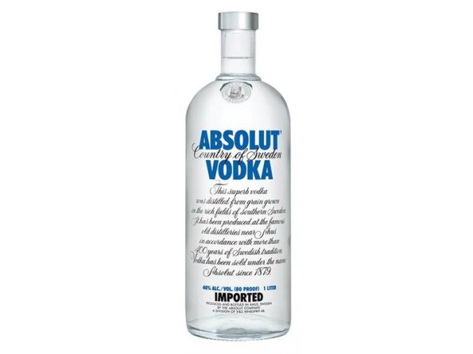 Absolut vodka 40% 1l