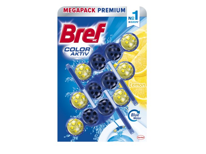 Bref WC Blue Active Lemon 3x50g