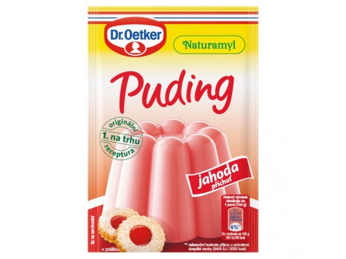 Dr.Oetker puding jahoda 37g