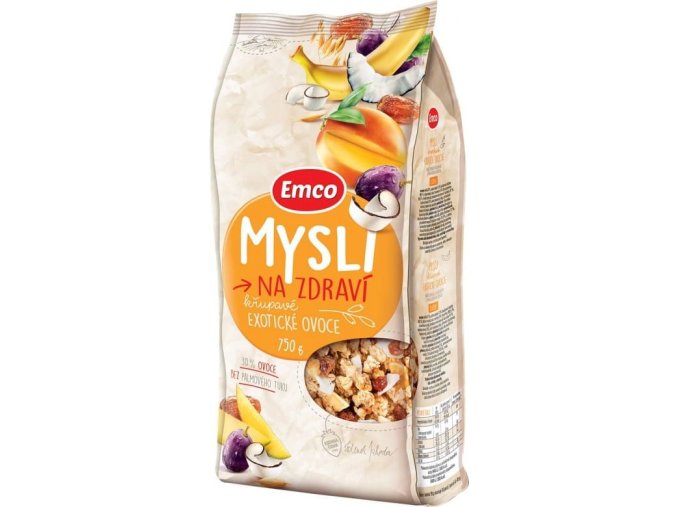 Emco Mysli chrumkavé s ovocím 750g