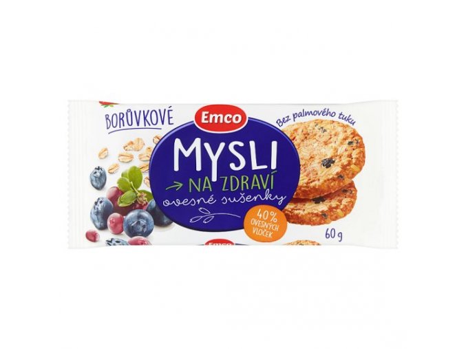 Emco Mysli sušienky čučoriedka 60g