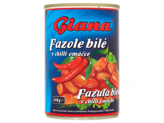 Giana biela fazuľa v chilli 425ml