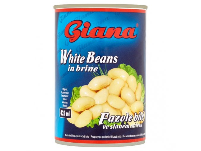 Giana biela fazuľa v slanom náleve 425ml