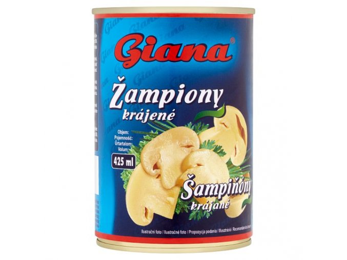 Giana šampiňóny krájané 425ml