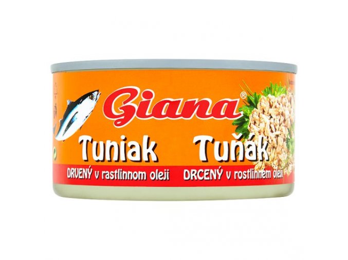 Giana tuniak drť v oleji 185g