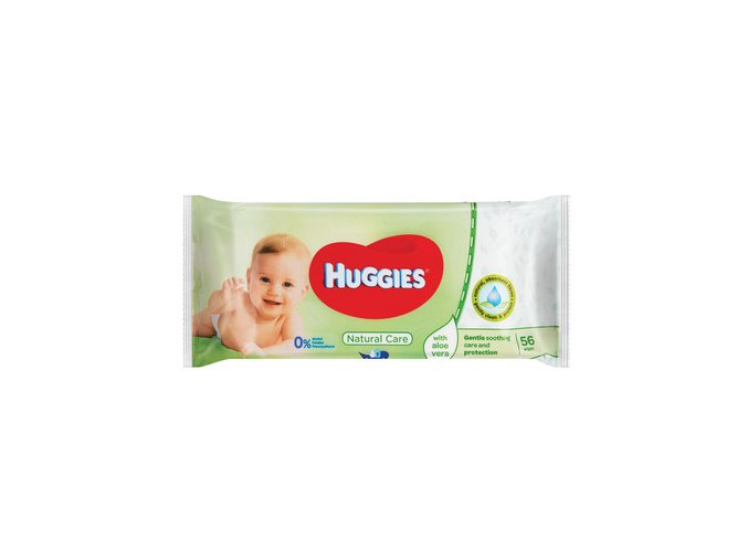 Huggies detské obrúsky Natural Care 56ks