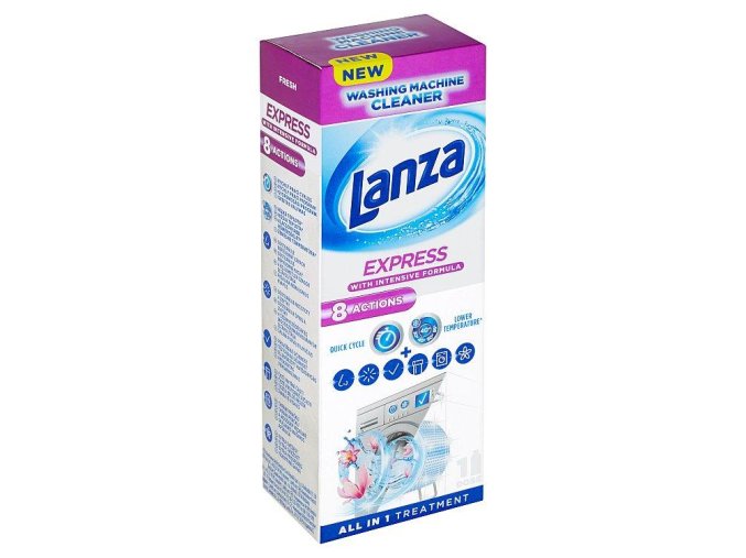 Lanza Express Fresh čistič práčky 250 ml