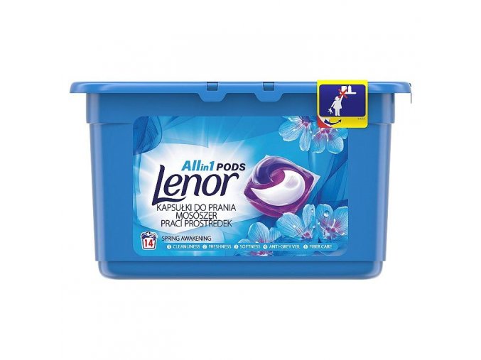 Lenor pracie kapsuly 3v1 Wasserlilie 14ks