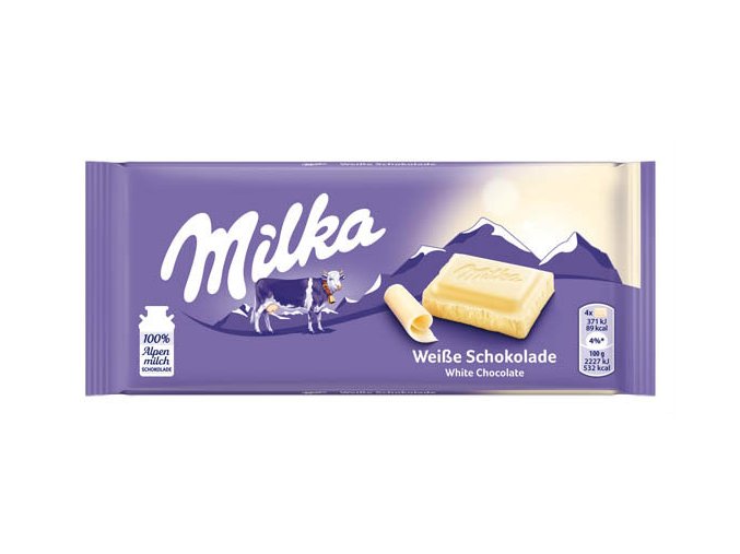 Milka White Chocolate 100g