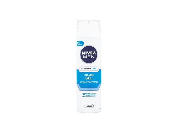 Nivea Men Sensitive Cooling gél na holenie 200ml