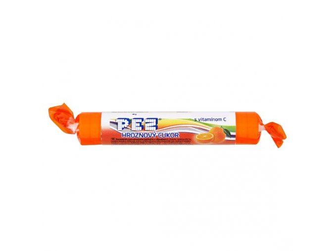 PEZ hroznový cukor pomaranč 39g